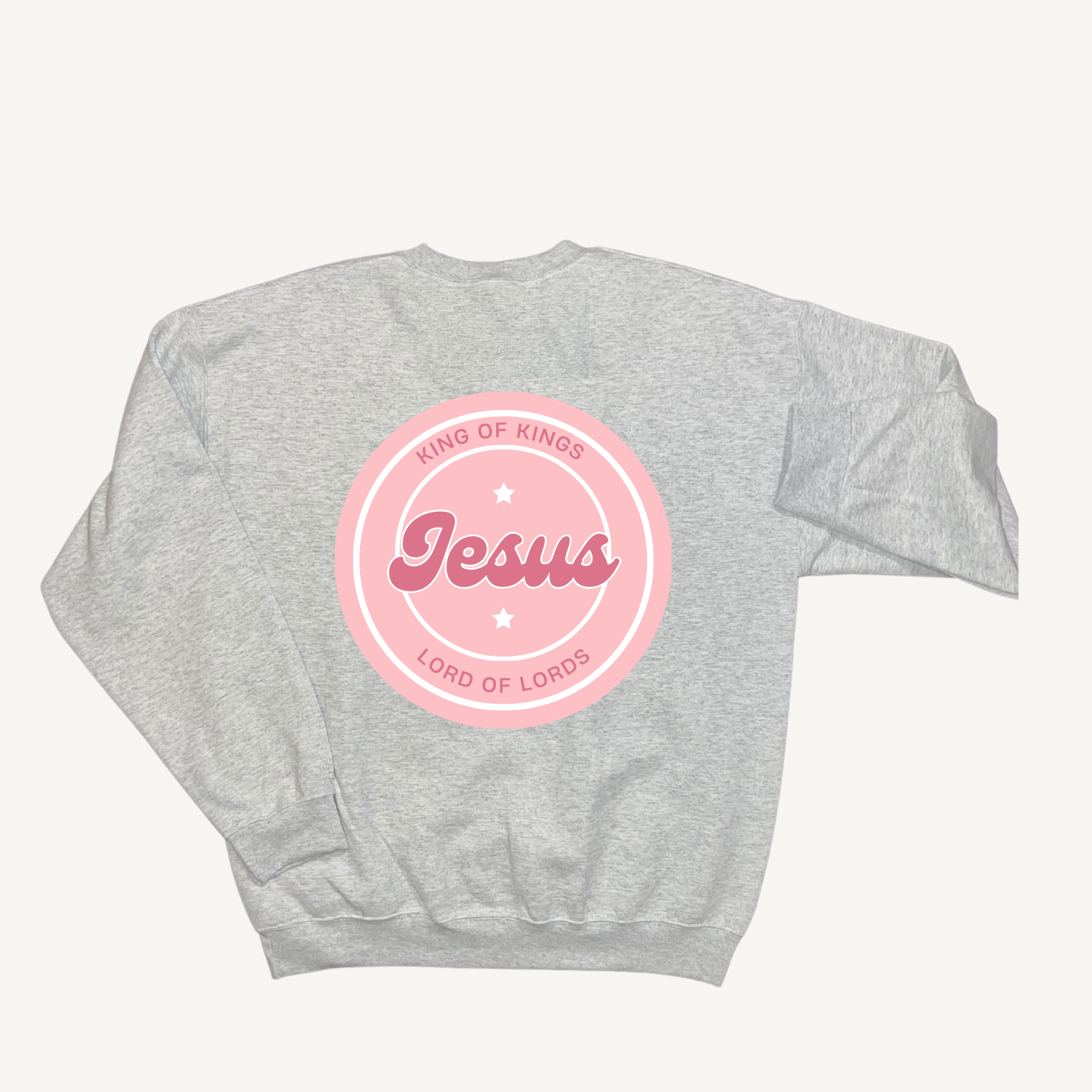 Pink King of Kings Crewneck